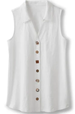 Soft Surroundings Danielle Sleeveless Tunic| Tops|Tunics & Leggings
