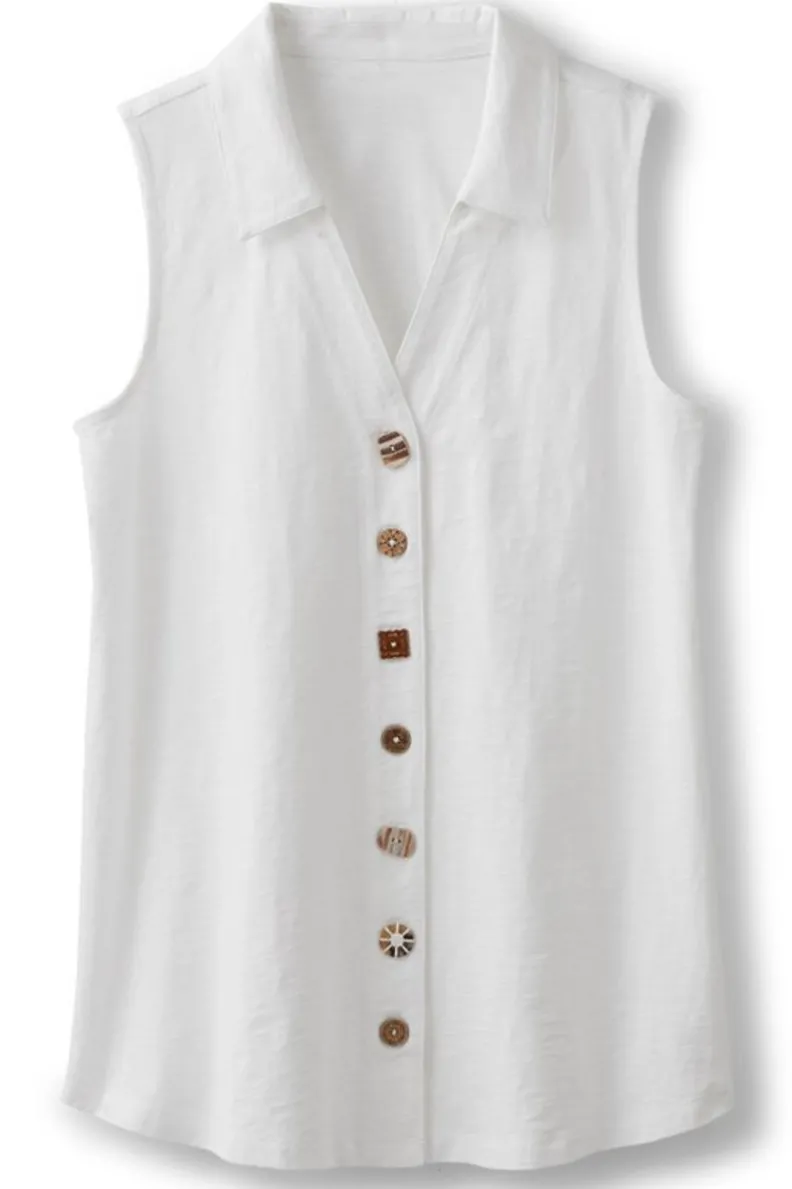 Soft Surroundings Danielle Sleeveless Tunic| Tops|Tunics & Leggings