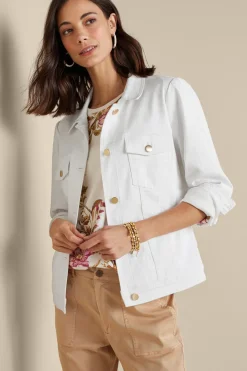 Soft Surroundings Diana Shapely Denim Jacket| Toppers|Jackets & Coats