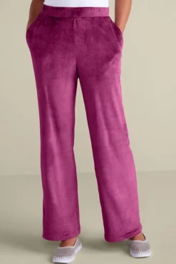 Soft Surroundings Dixie Velour Wide Leg Pants| Pants