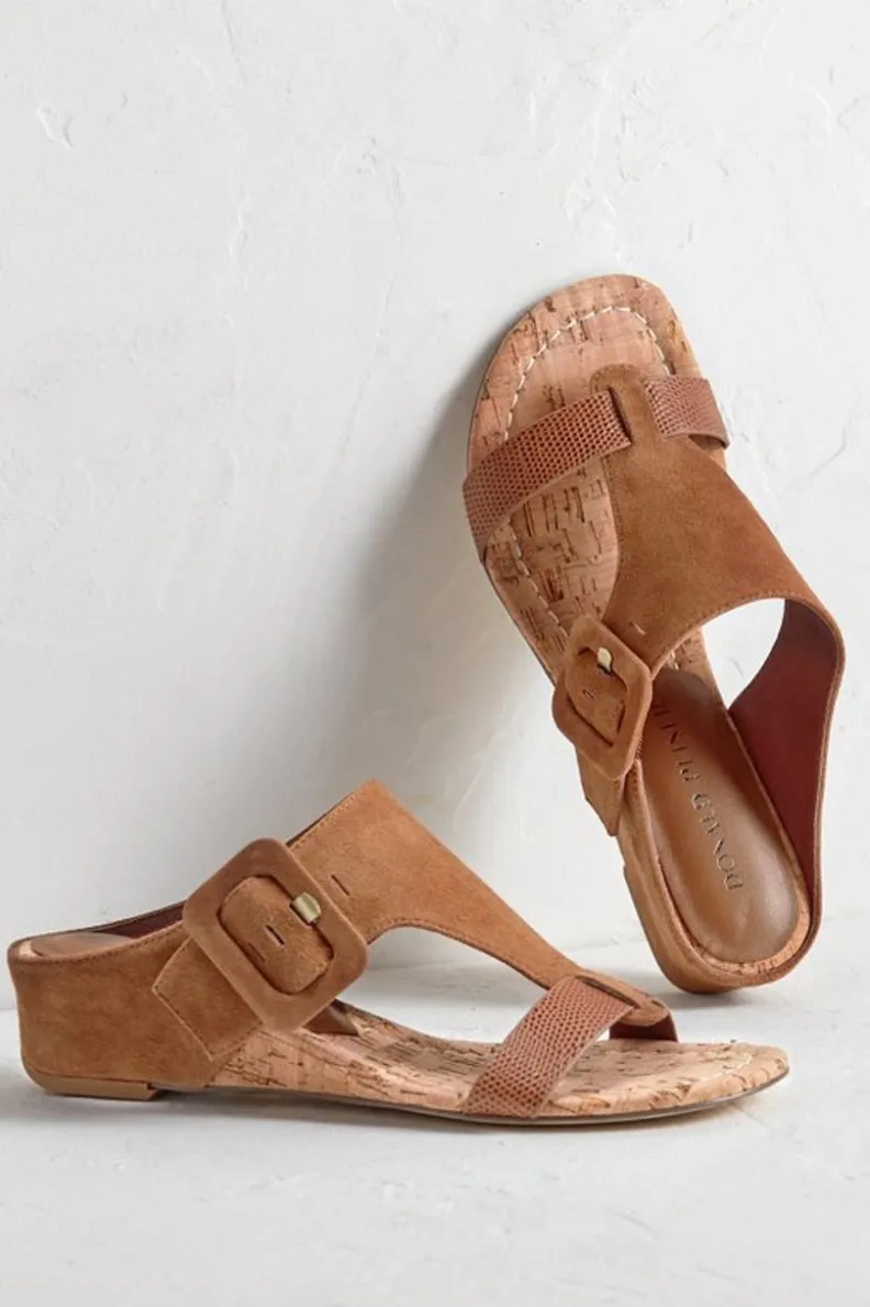 Soft Surroundings Donald Pliner Ofelia Wedge Slide| Shoes