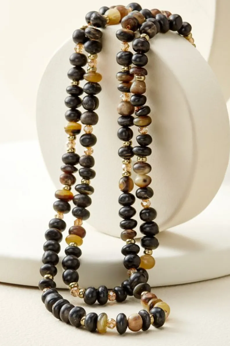 Soft Surroundings Ebony Beaded Necklace| Jewelry|Necklaces