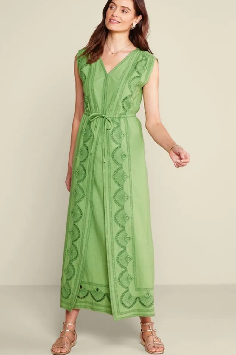 Soft Surroundings Ellison Linen Blend Maxi Dress| Dresses