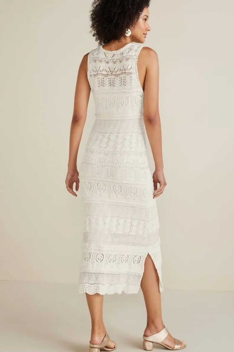 Soft Surroundings Erica Crochet Midi Dress| Dresses