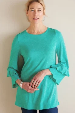 Soft Surroundings Erin Linen Blend Tunic| Tops