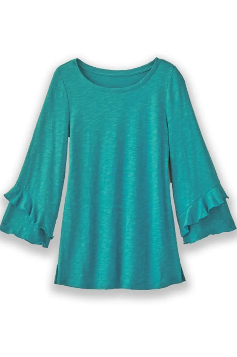 Soft Surroundings Erin Linen Blend Tunic| Tops