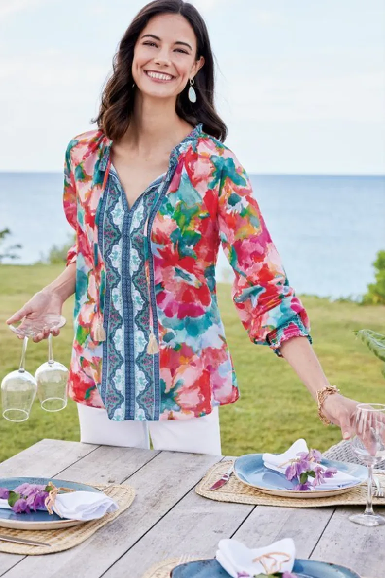 Soft Surroundings Evalina Top| Tops