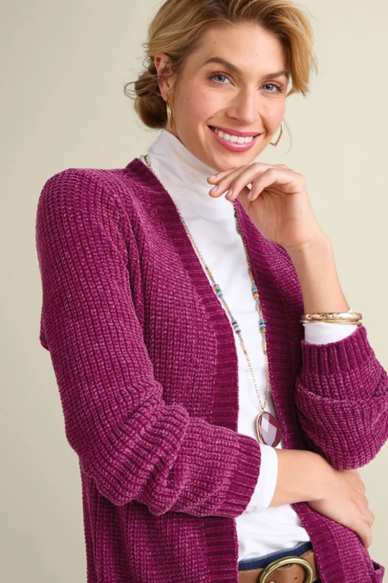Soft Surroundings Faith Chenille Cardigan| Sweaters & Cardigans