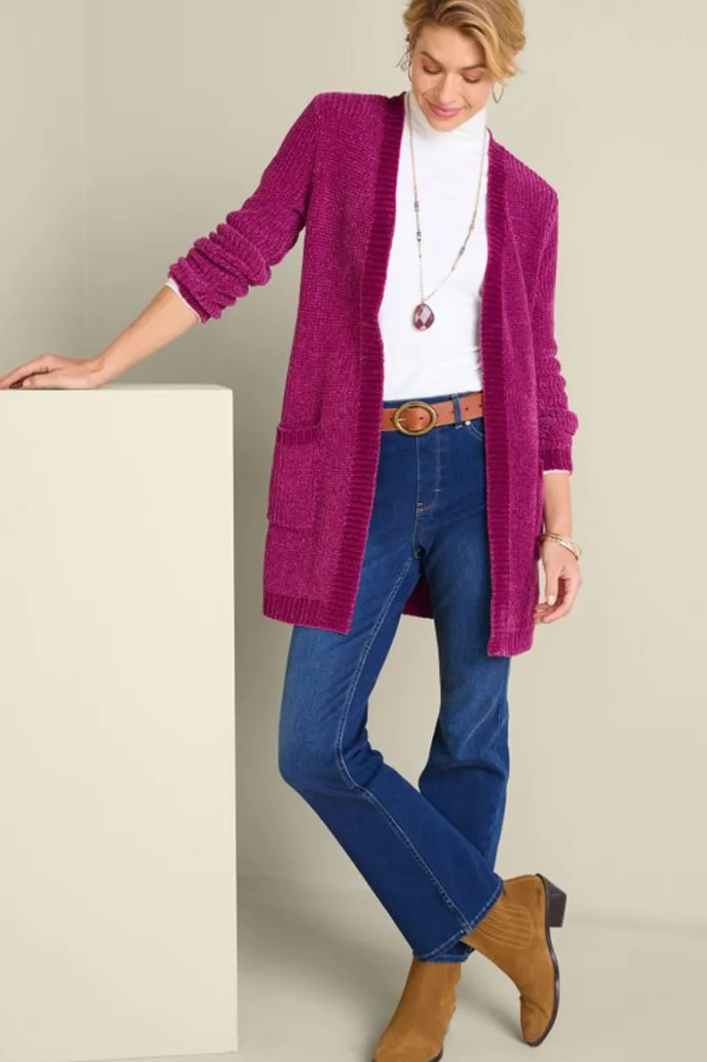 Soft Surroundings Faith Chenille Cardigan| Sweaters & Cardigans