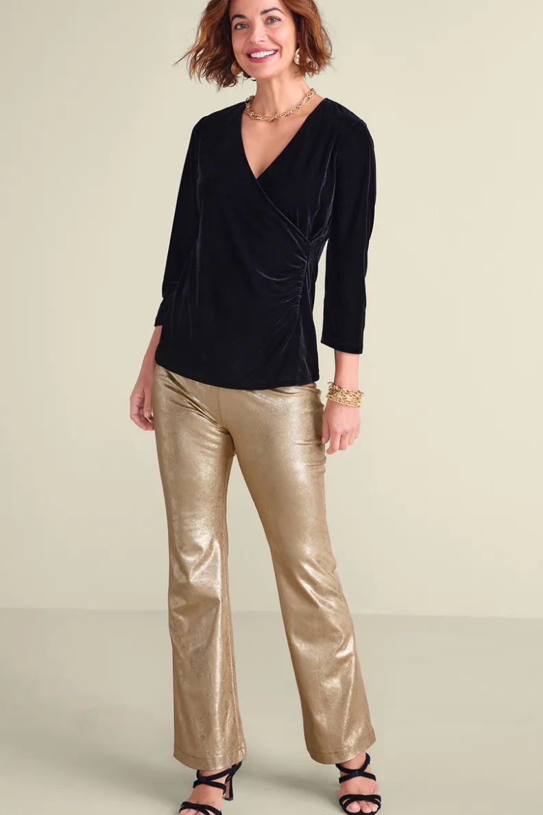 Soft Surroundings Faux Suede Bootcut Pants| Pants