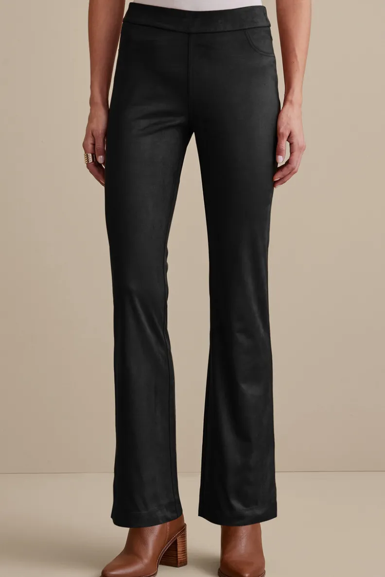 Soft Surroundings Faux Suede Bootcut Pants| Pants