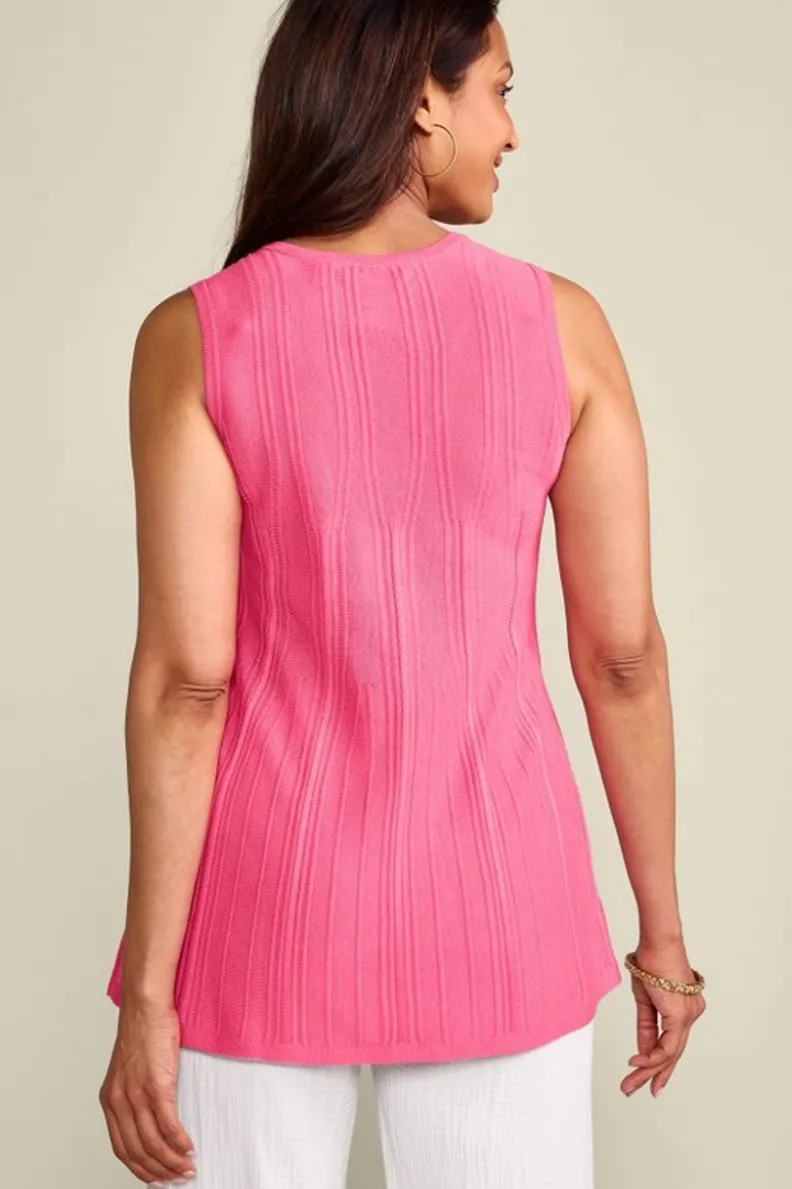 Soft Surroundings Felicity Peplum Sweater Tank| Tops|Sweaters & Cardigans