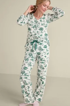 Soft Surroundings Festive Finley Sleep Set| Sleepwear & Lounge