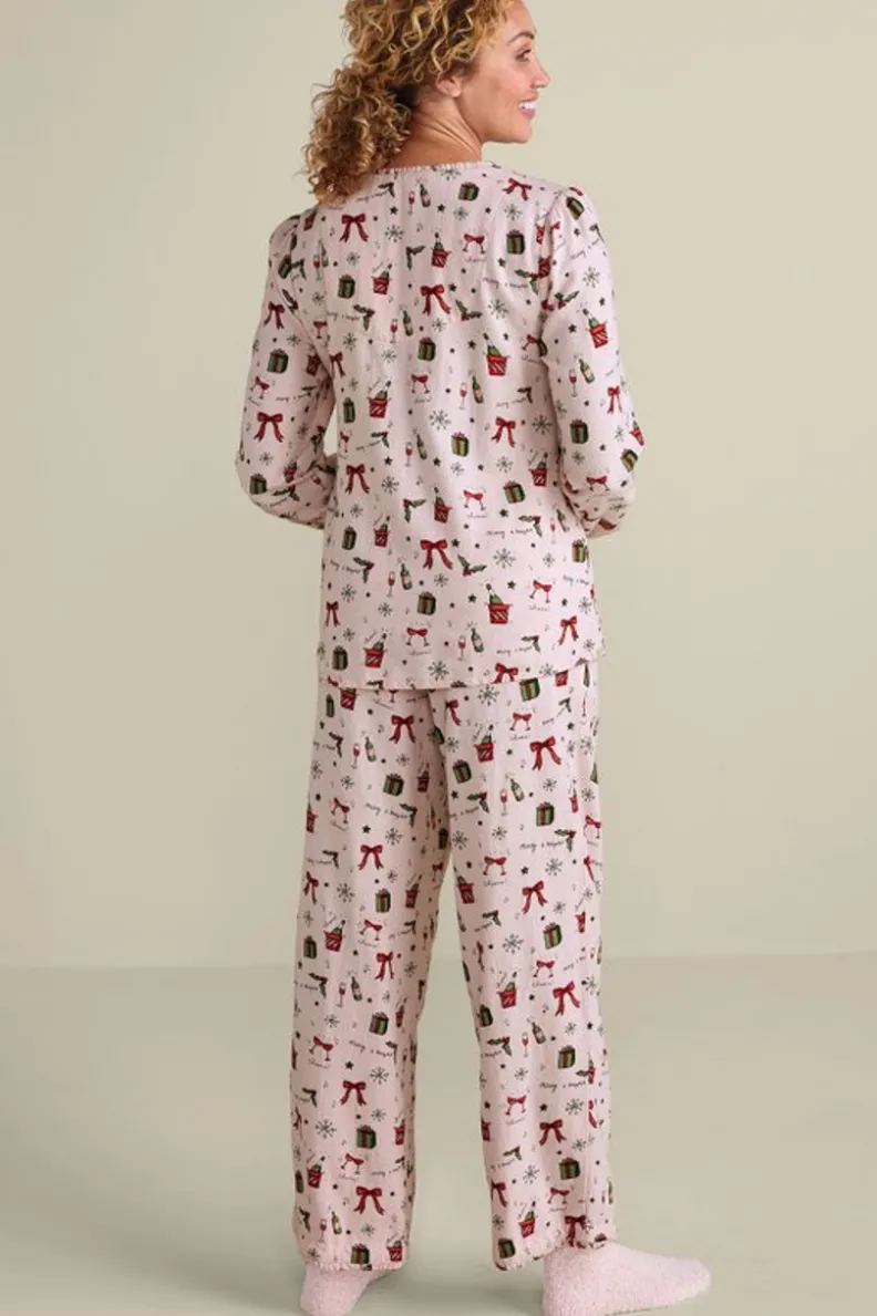 Soft Surroundings Festive Finley Sleep Set| Sleepwear & Lounge
