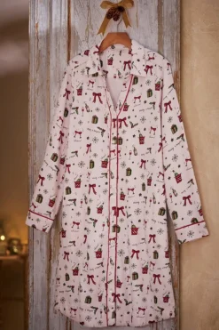 Soft Surroundings Festive Finley Sleep Shirt| Sleepwear & Lounge