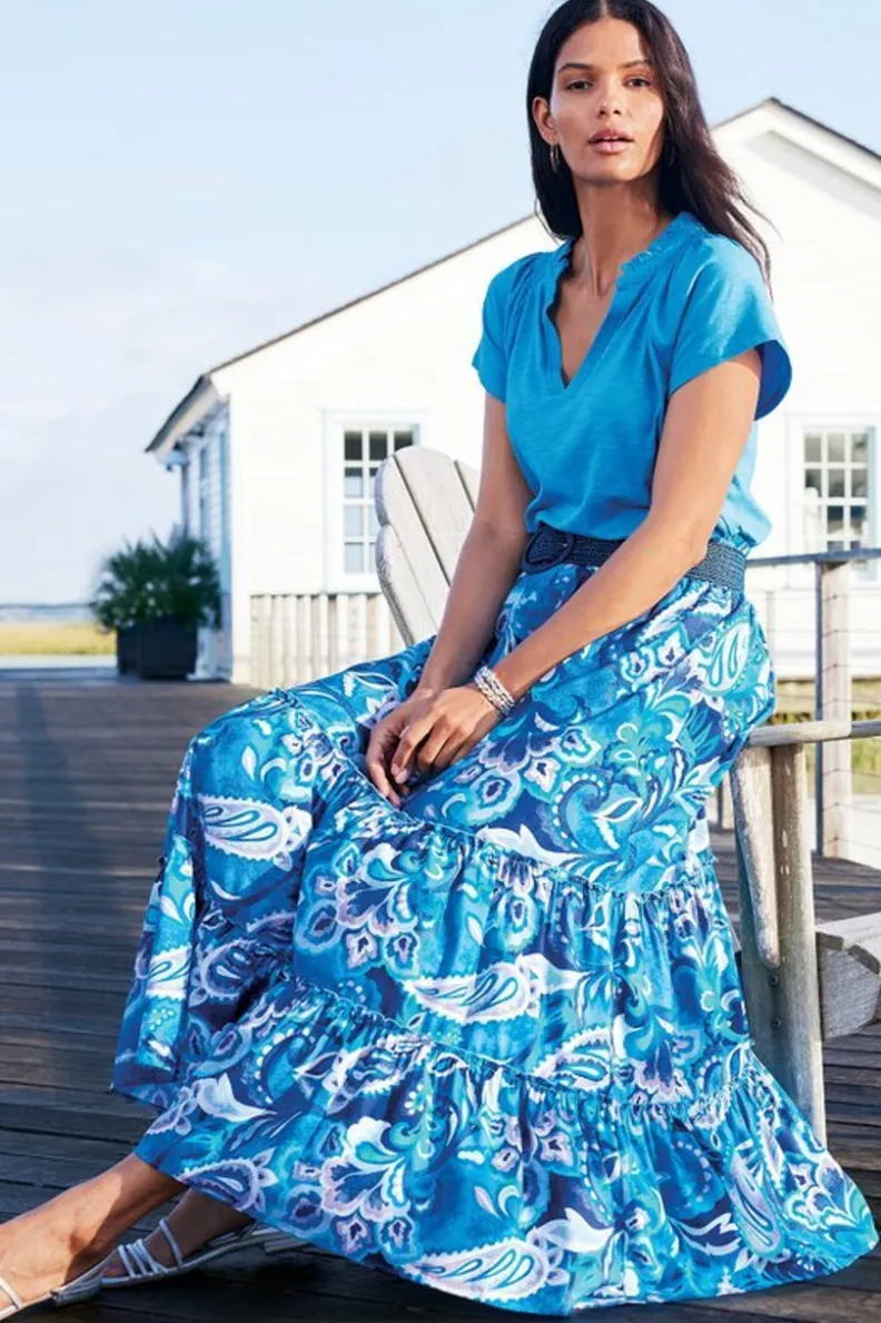 Soft Surroundings Feyre Maxi Skirt| Skirts