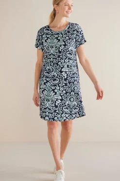 Soft Surroundings Fina French Terry Short Dress| Dresses