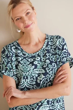 Soft Surroundings Fina French Terry Short Dress| Dresses
