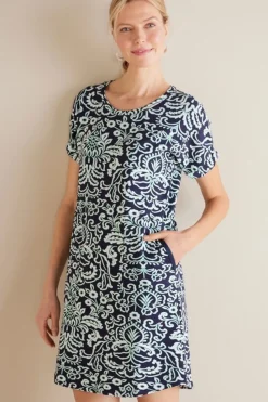Soft Surroundings Fina French Terry Short Dress| Dresses