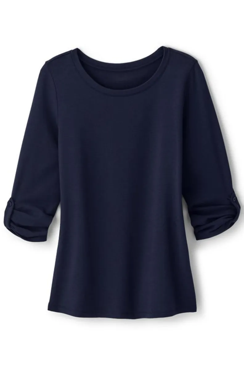 Soft Surroundings Fina French Terry Tee| Tops