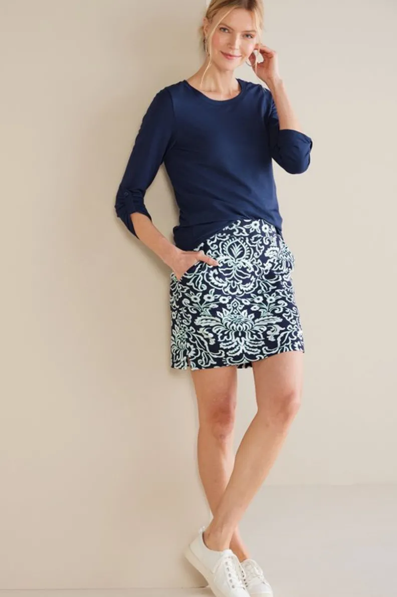 Soft Surroundings Fina French Terry Tee| Tops