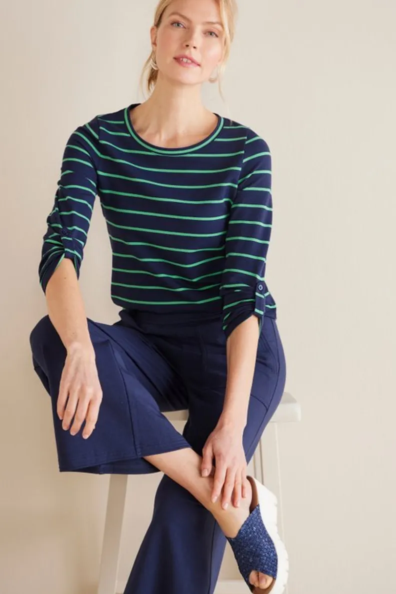 Soft Surroundings Fina French Terry Tee| Tops
