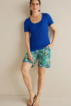 Soft Surroundings Flavia Linen Blend Shorts| Pants|Shorts