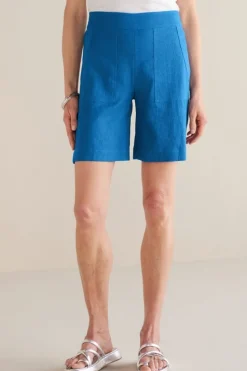 Soft Surroundings Flavia Linen Blend Shorts| Pants|Shorts