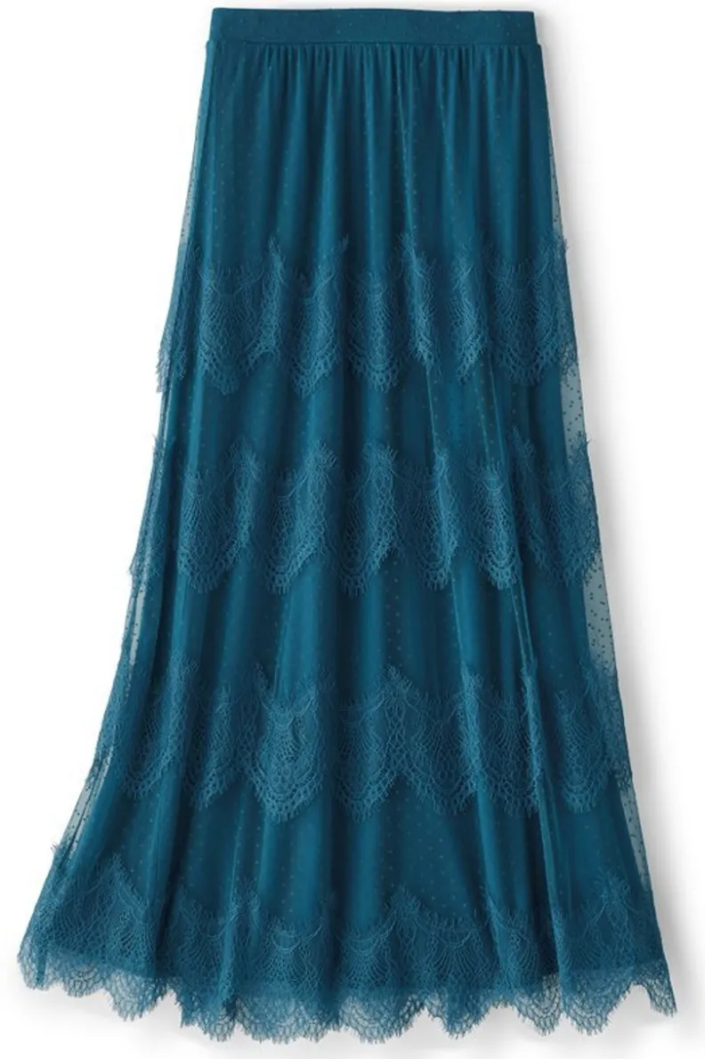 Soft Surroundings Frederica Lace Maxi Skirt| Skirts