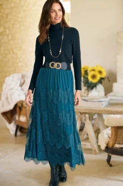 Soft Surroundings Frederica Lace Maxi Skirt| Skirts