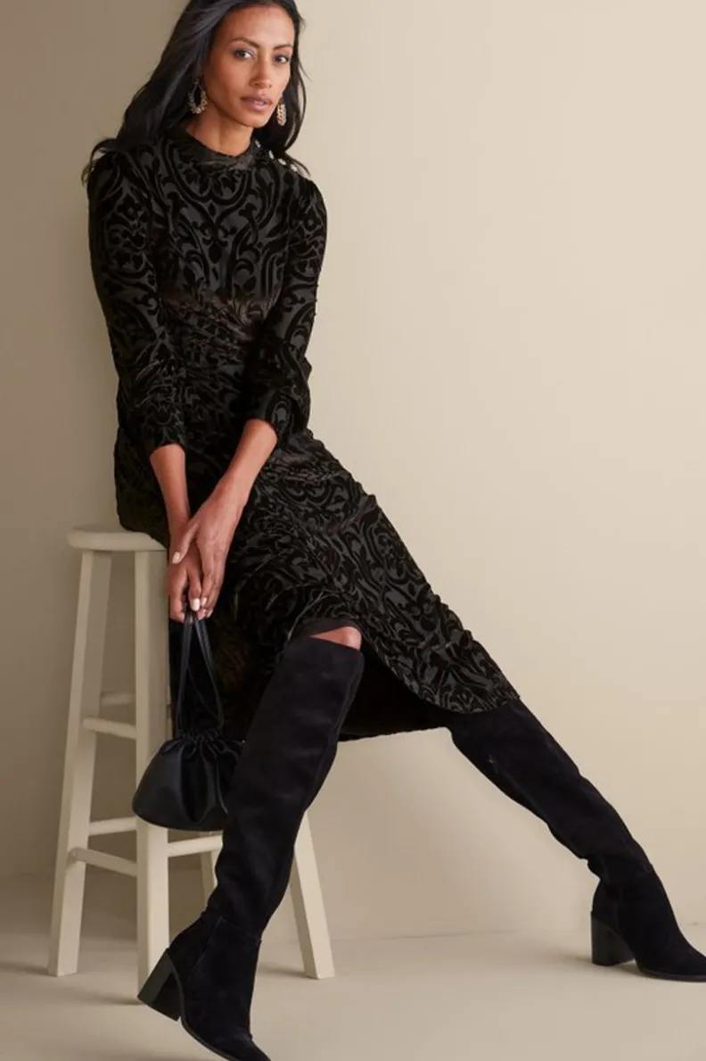 Soft Surroundings Hadley Velvet Dress| Dresses