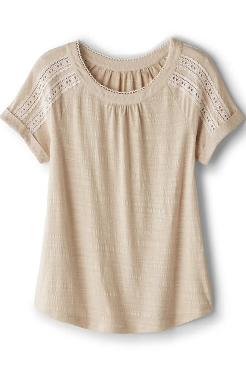 Soft Surroundings Halle Short Sleeve Top| Tops