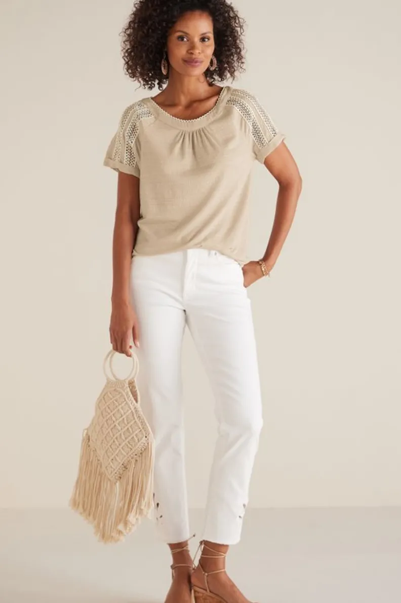 Soft Surroundings Halle Short Sleeve Top| Tops