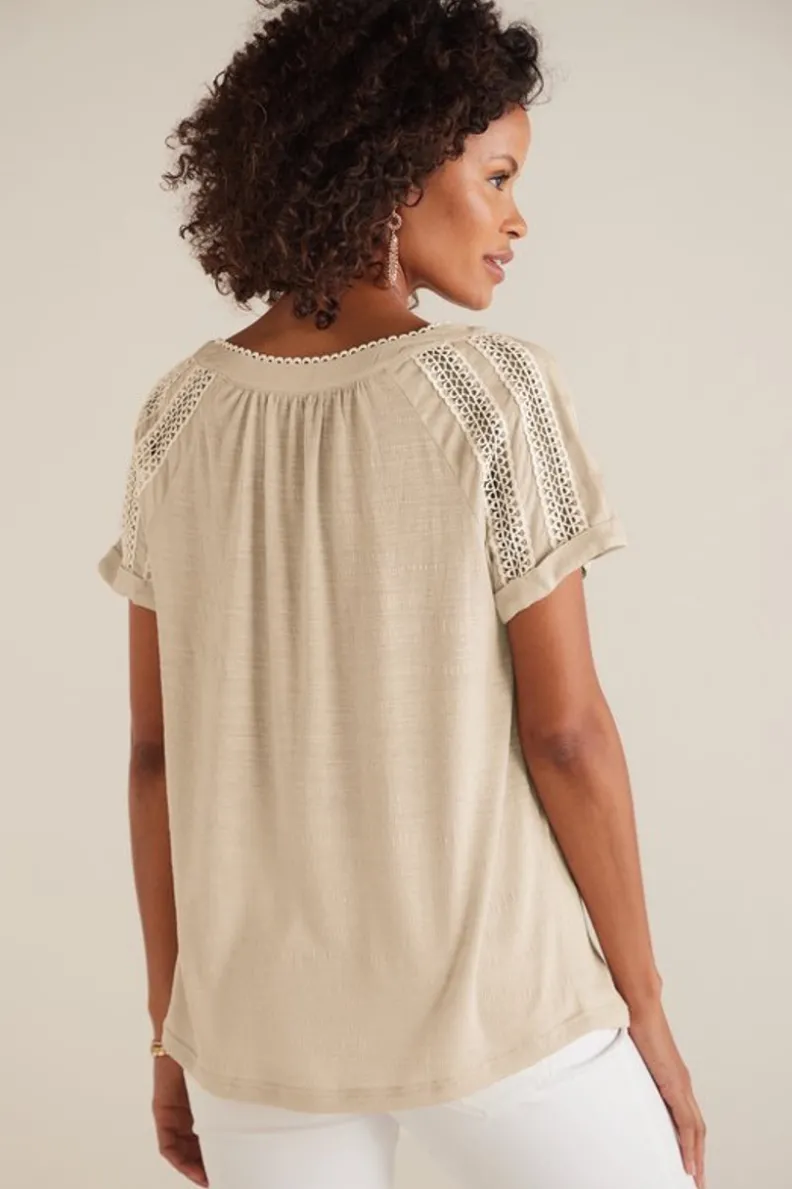 Soft Surroundings Halle Short Sleeve Top| Tops