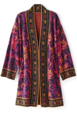 Soft Surroundings Haven Jacquard Cardigan| Tops|Sweaters & Cardigans