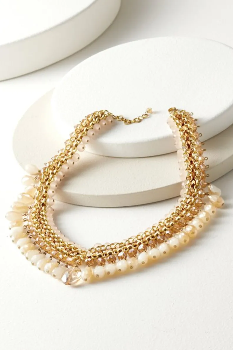 Soft Surroundings Hazel Bead Drops Necklace| Jewelry|Necklaces