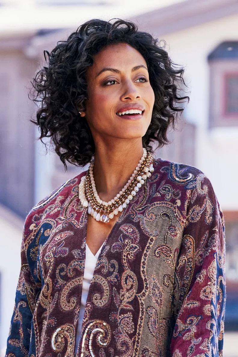Soft Surroundings Hazel Bead Drops Necklace| Jewelry|Necklaces