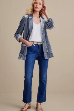 Soft Surroundings Holly Velvet Blazer| Toppers|Jackets & Coats