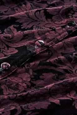 Soft Surroundings Icon Silk Velvet Poets Tunic Shirt| Tops