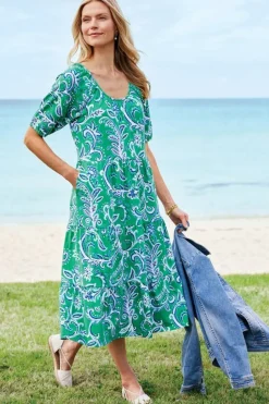 Soft Surroundings Ilana Midi Dress| Dresses
