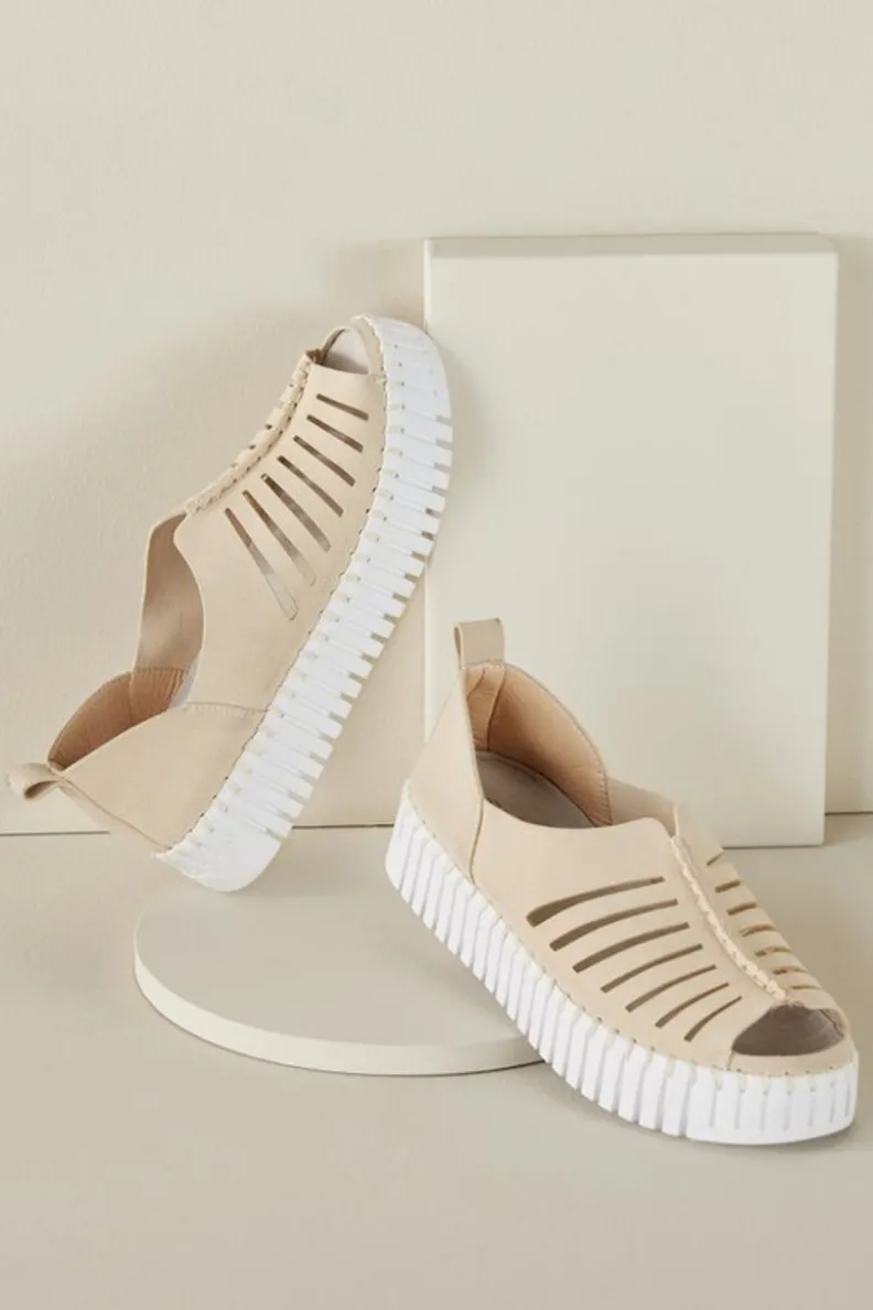 Soft Surroundings Ilse Jacobsen Tulip Open Sneaker| Shoes