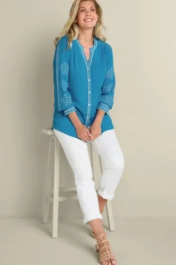 Soft Surroundings Imane Gauze Tunic| Tops|Tunics & Leggings