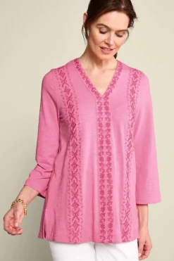 Soft Surroundings Ingrid Embroidered Tunic| Tops|Tunics & Leggings