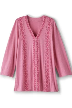 Soft Surroundings Ingrid Embroidered Tunic| Tops|Tunics & Leggings