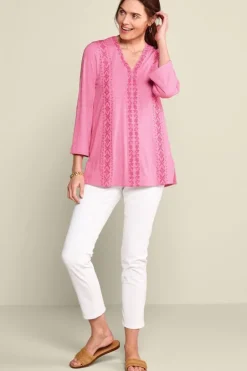 Soft Surroundings Ingrid Embroidered Tunic| Tops|Tunics & Leggings