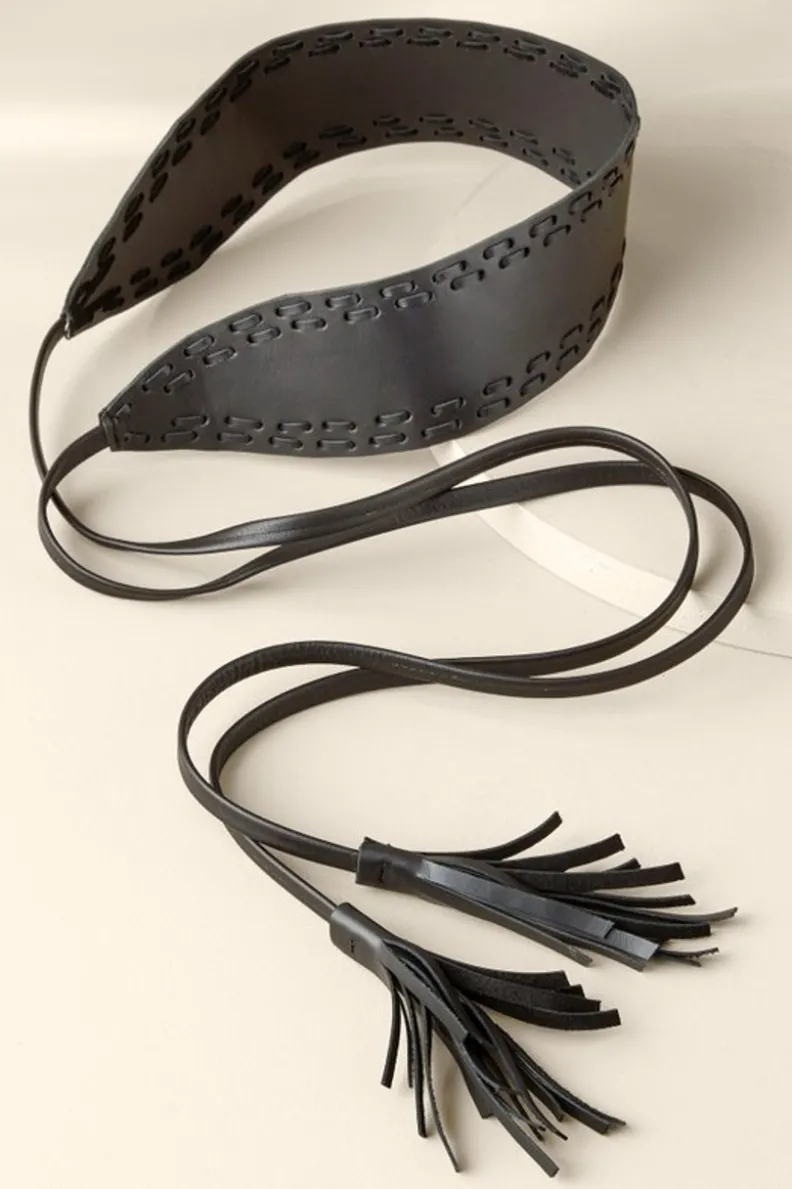 Soft Surroundings Irena Whipstitch Belt| Belts