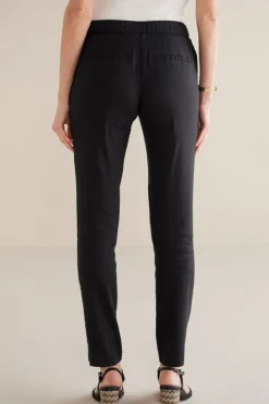Soft Surroundings Isla Stretch Linen Slim Leg Pants| Pants