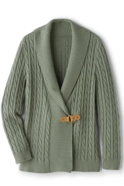 Soft Surroundings Ivey Cable Knit Cardigan| Tops|Sweaters & Cardigans