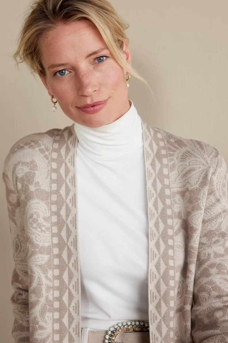 Soft Surroundings Ivy Shimmer Long Cardigan| Tops|Sweaters & Cardigans