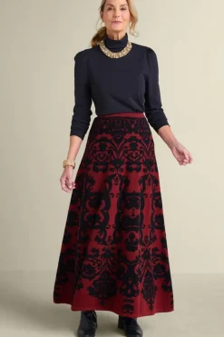 Soft Surroundings Jacobean Sweater Skirt| Skirts